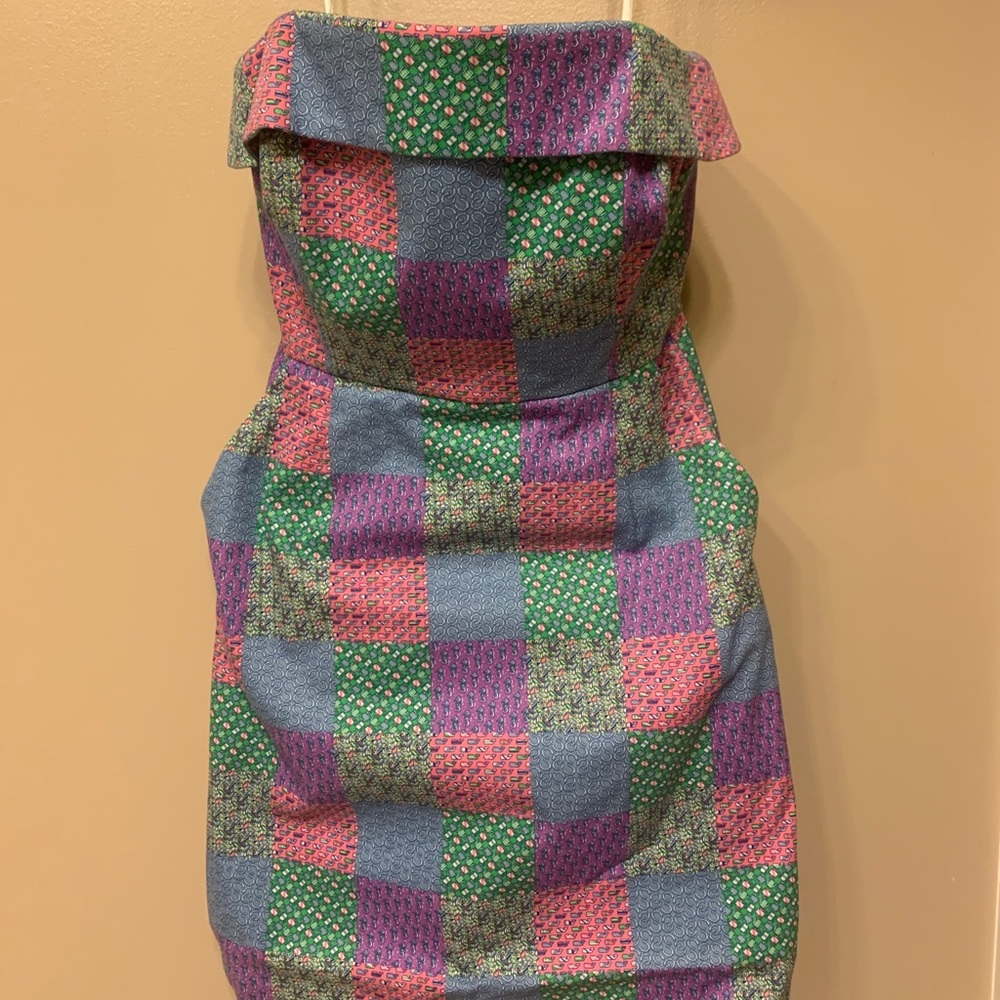 Vineyard Vines Kentucky Derby Patchwork Dress